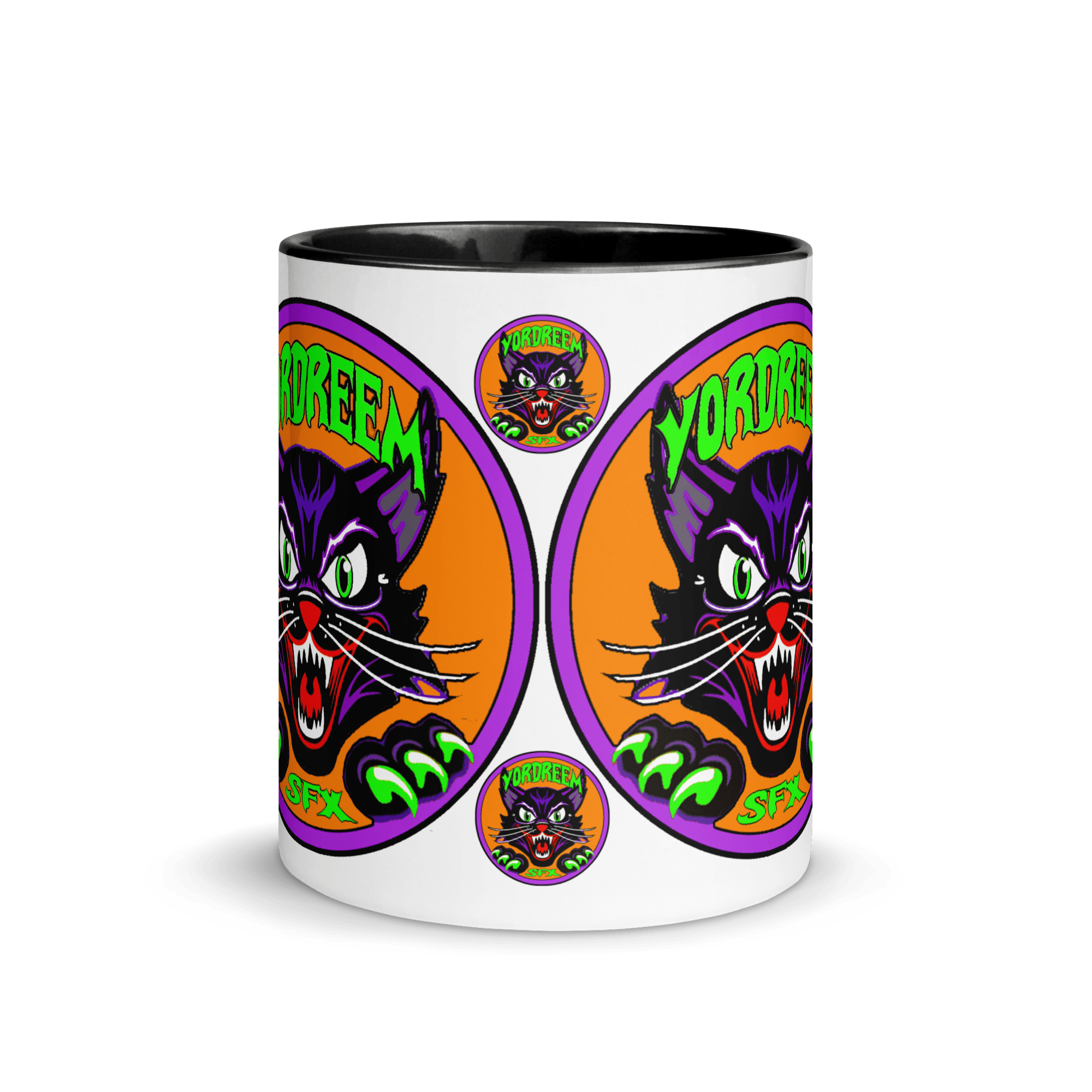Yordreem Circle Cat logo with Color Inside - Image 3