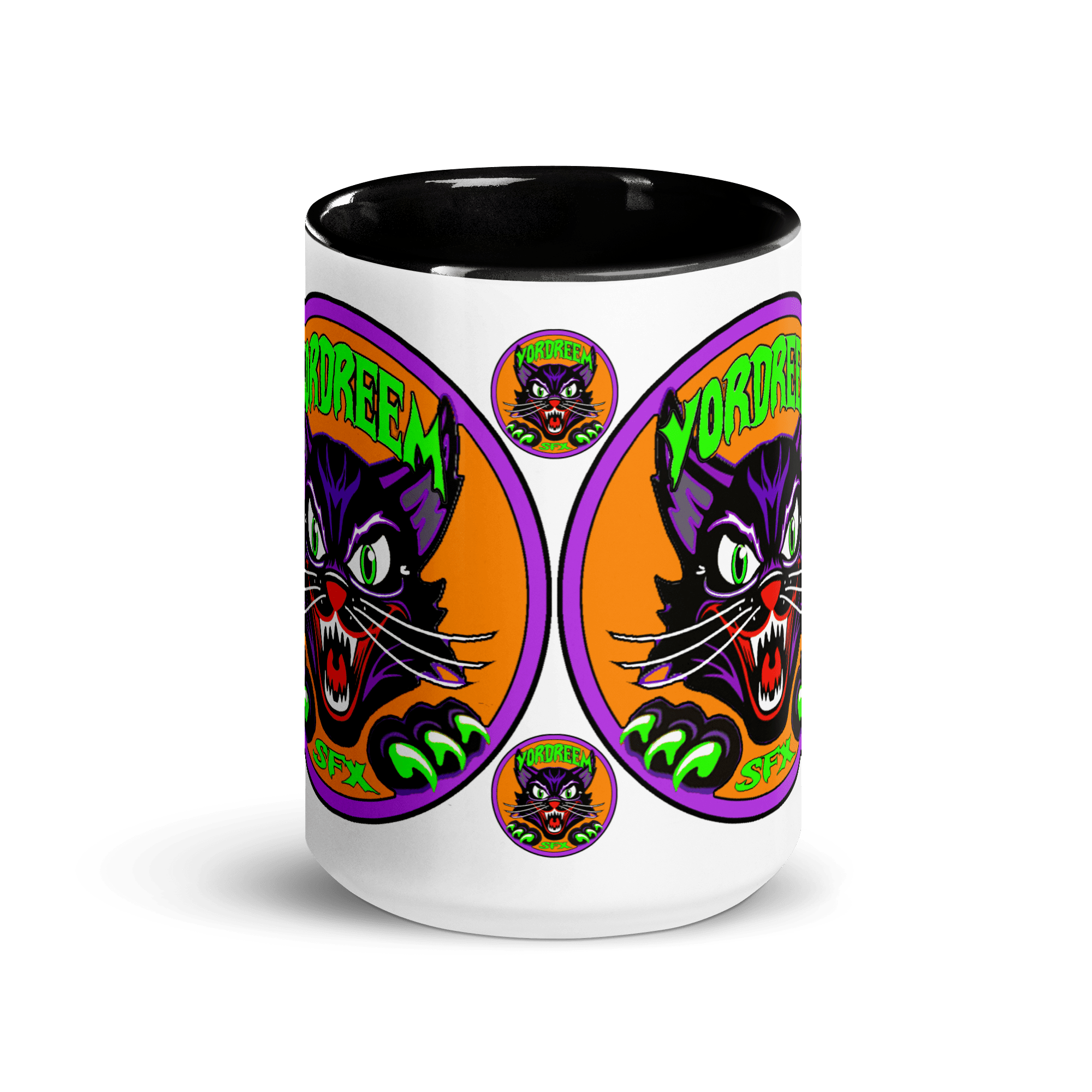 Yordreem Circle Cat logo with Color Inside - Image 6