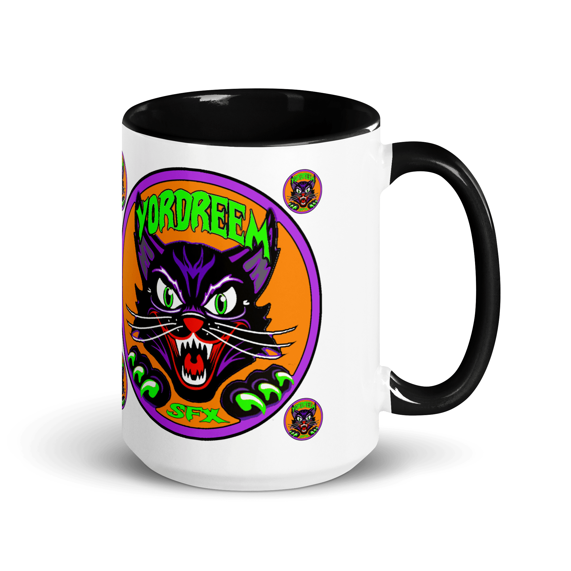 Yordreem Circle Cat logo with Color Inside - Image 5