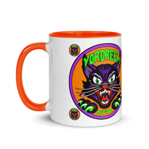 Yordreem Circle Cat logo with Color Inside