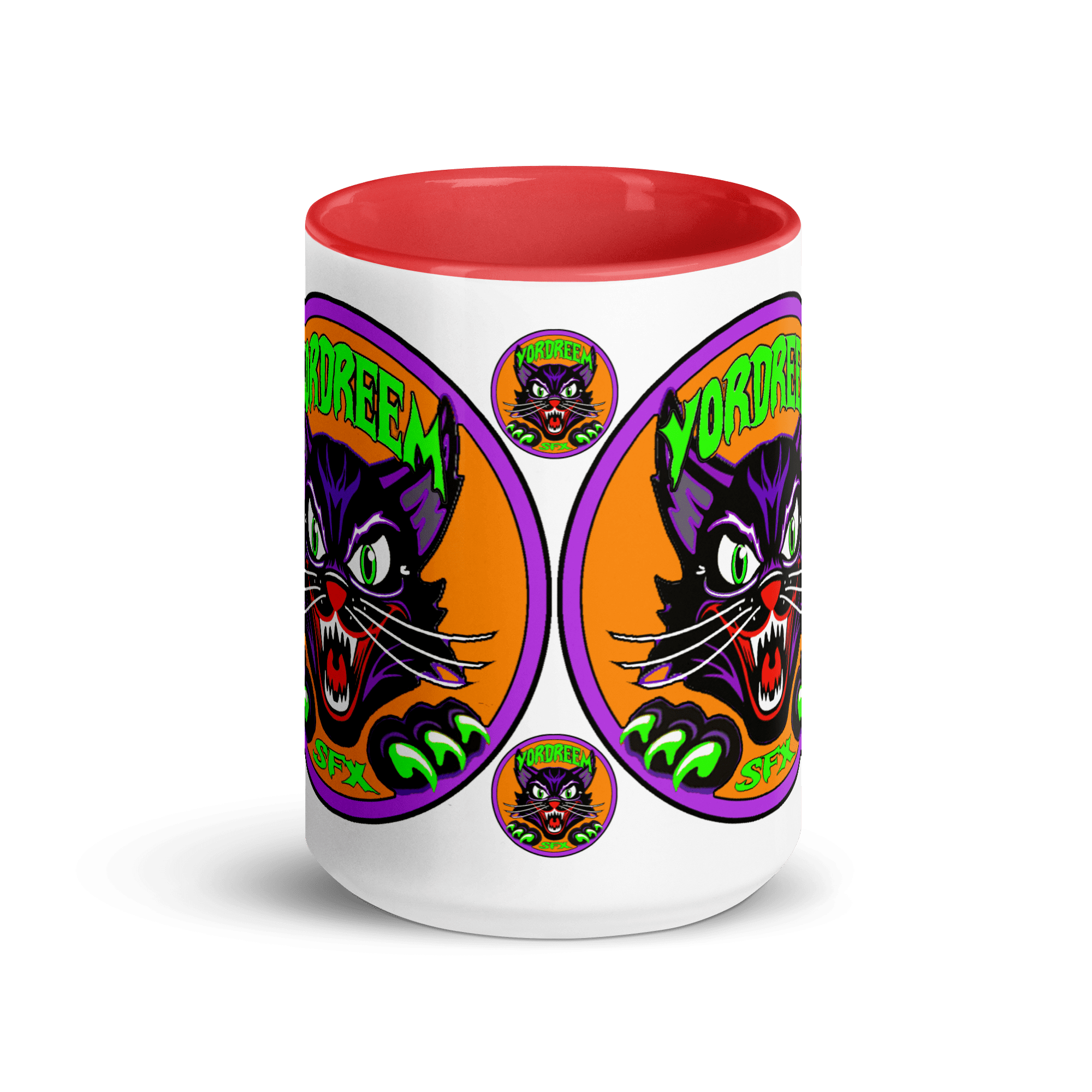 Yordreem Circle Cat logo with Color Inside - Image 12
