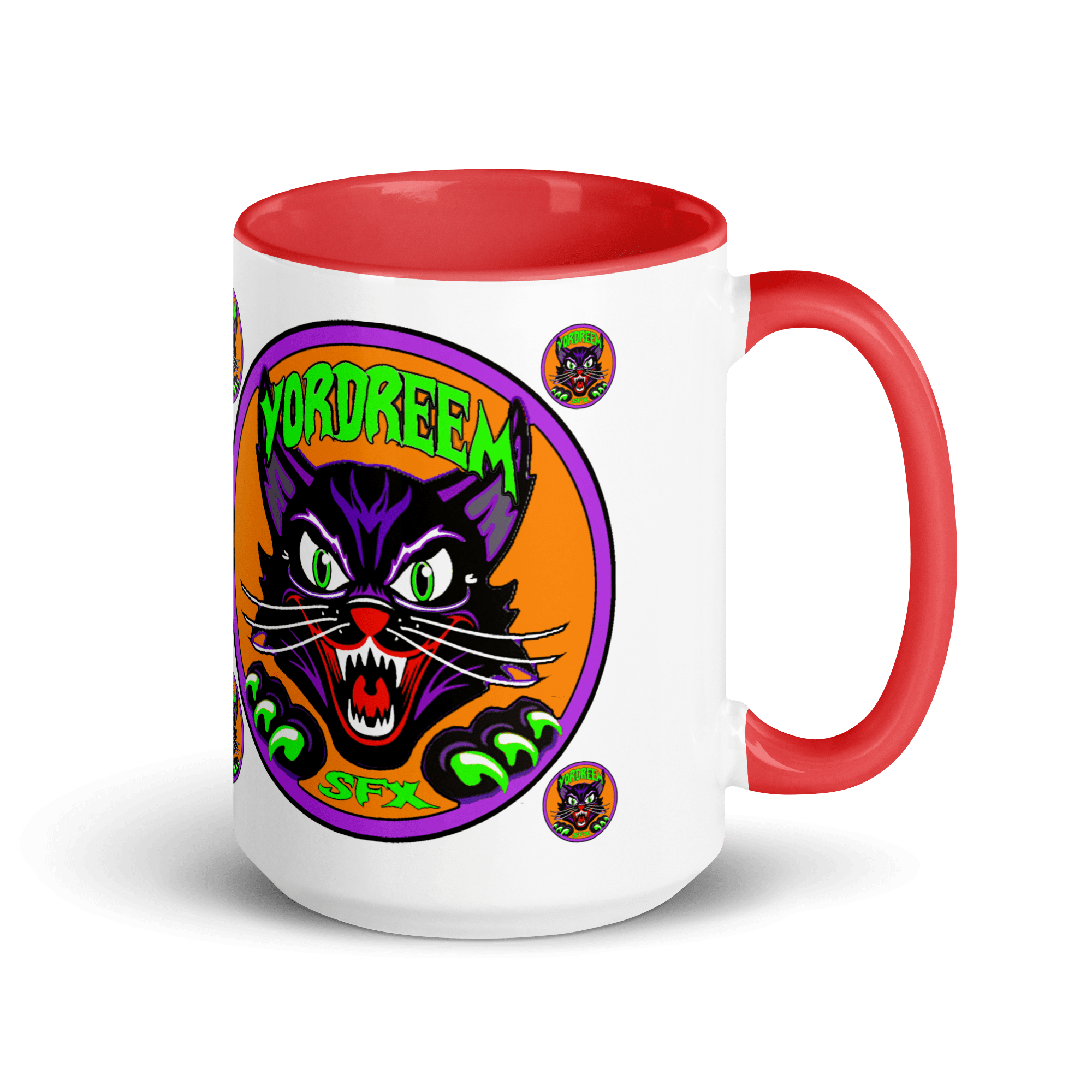 Yordreem Circle Cat logo with Color Inside - Image 11